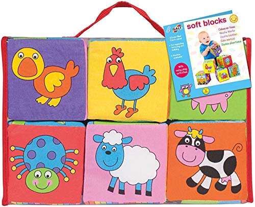 Galt Toys, Soft Blocks, Baby Sensory Toys for Ages 6 Months Plus von Galt