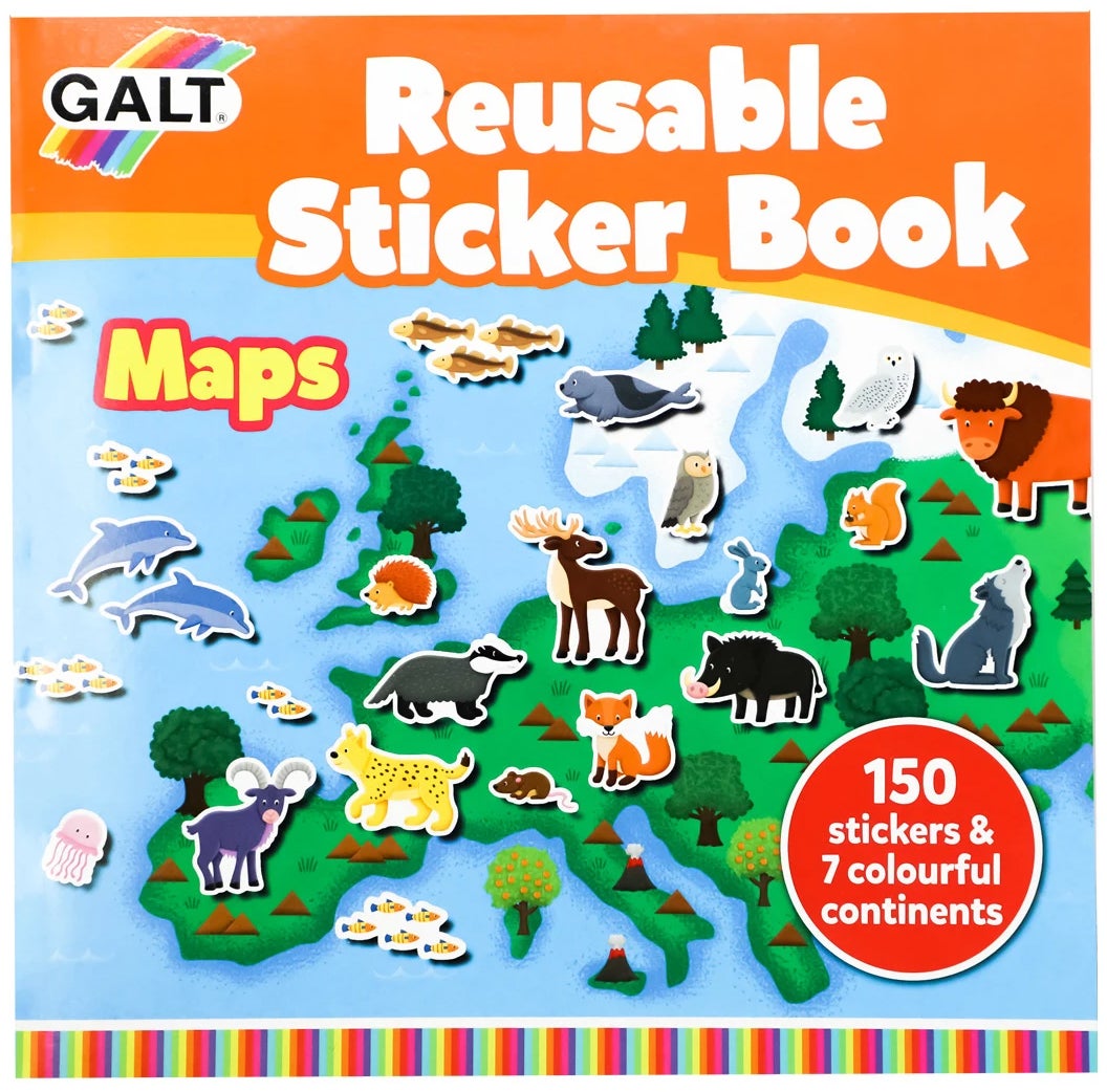 Galt Stickerbuch Wiederverwendbar Karten Galt Stickerbuch Wiederverwendbar Karten von Galt