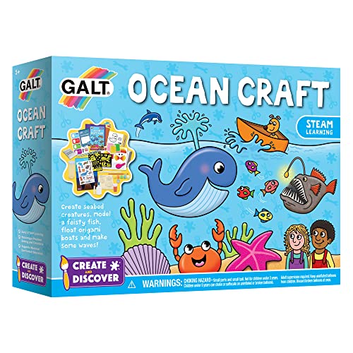 Galt Toys, Create and Discover - Ocean Craft, Craft Kits for Kids, Ages 5 Years Plus von Galt