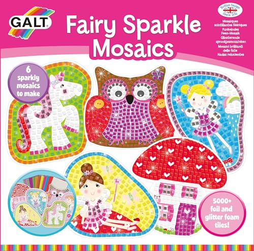 Galt Toys, Fairy Sparkle Mosaics, Kids' Craft Kits, Ages 5 Years Plus von Galt