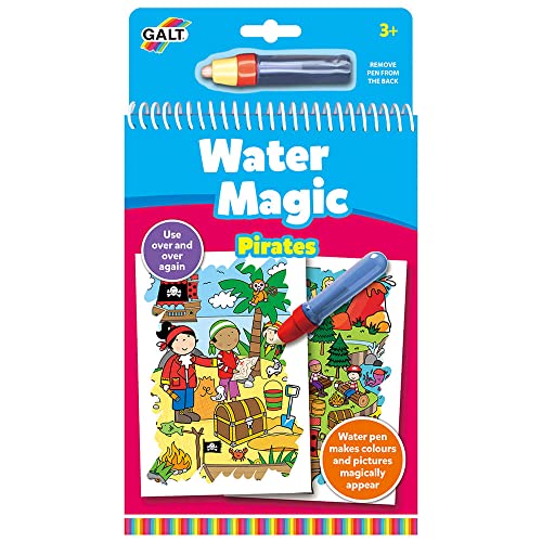 Galt Toys, Water Magic - Pirates, Colouring Books for Children, Ages 3 Years Plus von Galt