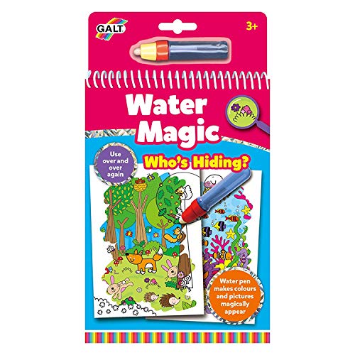 Galt Toys, Water Magic - Who's Hiding, Colouring Books for Children, Ages 3 Years Plus von Galt