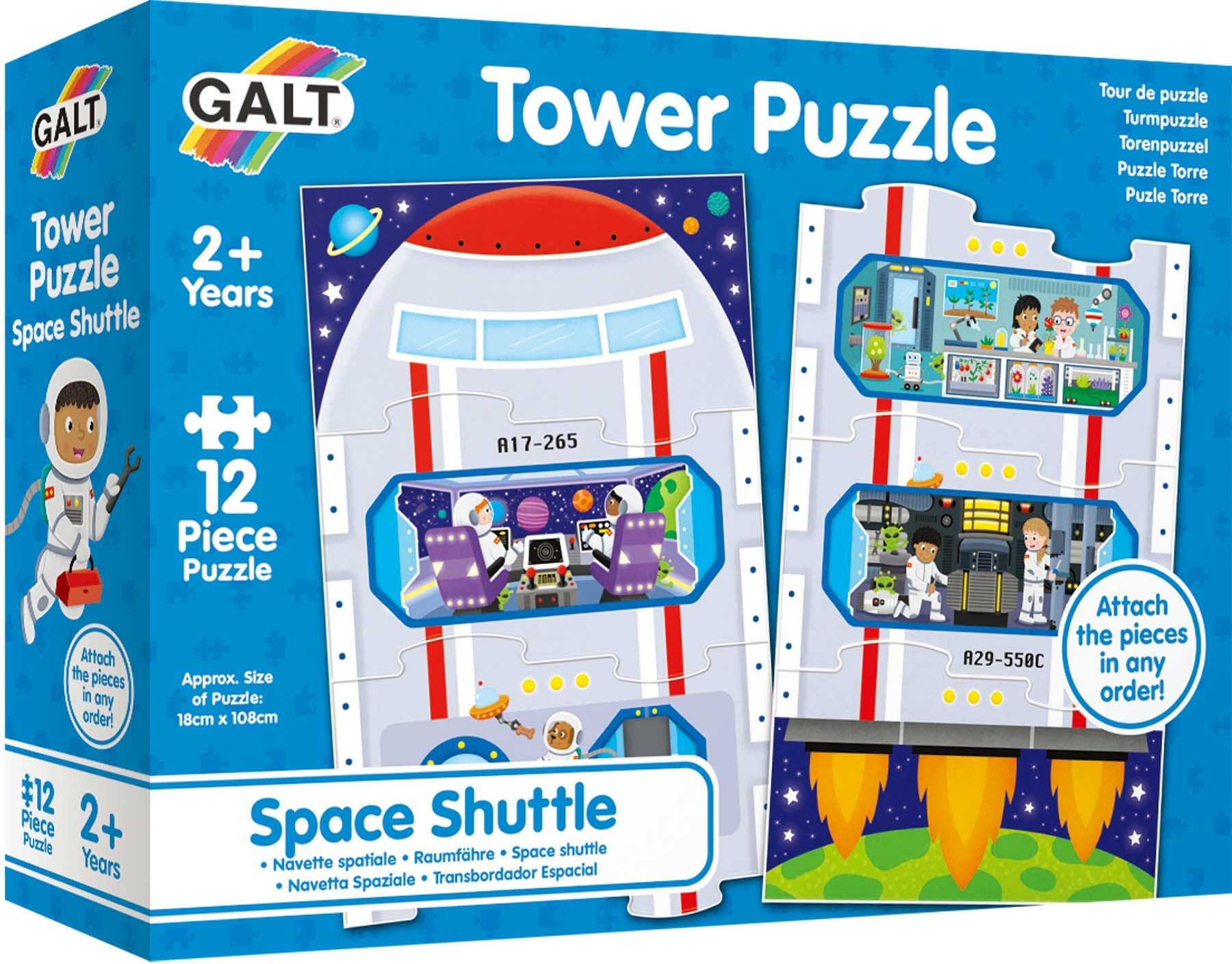 Galt Turmpuzzle Raumfähre 12 Teile Galt Turmpuzzle Raumfähre 12 Teile von Galt