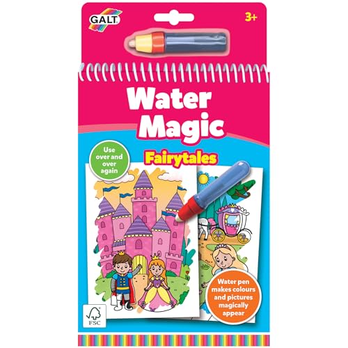 Galt Water Magic Fairytales - Märchen - Wiederverwendbare Märchen-Malbücher für Kinder, Wiederverwendbare Bilder für Kinder zum Ausmalen, magische Enthüllung mit Wasserstift Galt Water Magic Fairytales - Märchen - Wiederverwendbare Märchen-Malbücher für Kinder, Wiederverwendbare Bilder für Kinder zum Ausmalen, magische Enthüllung mit Wasserstift von Galt
