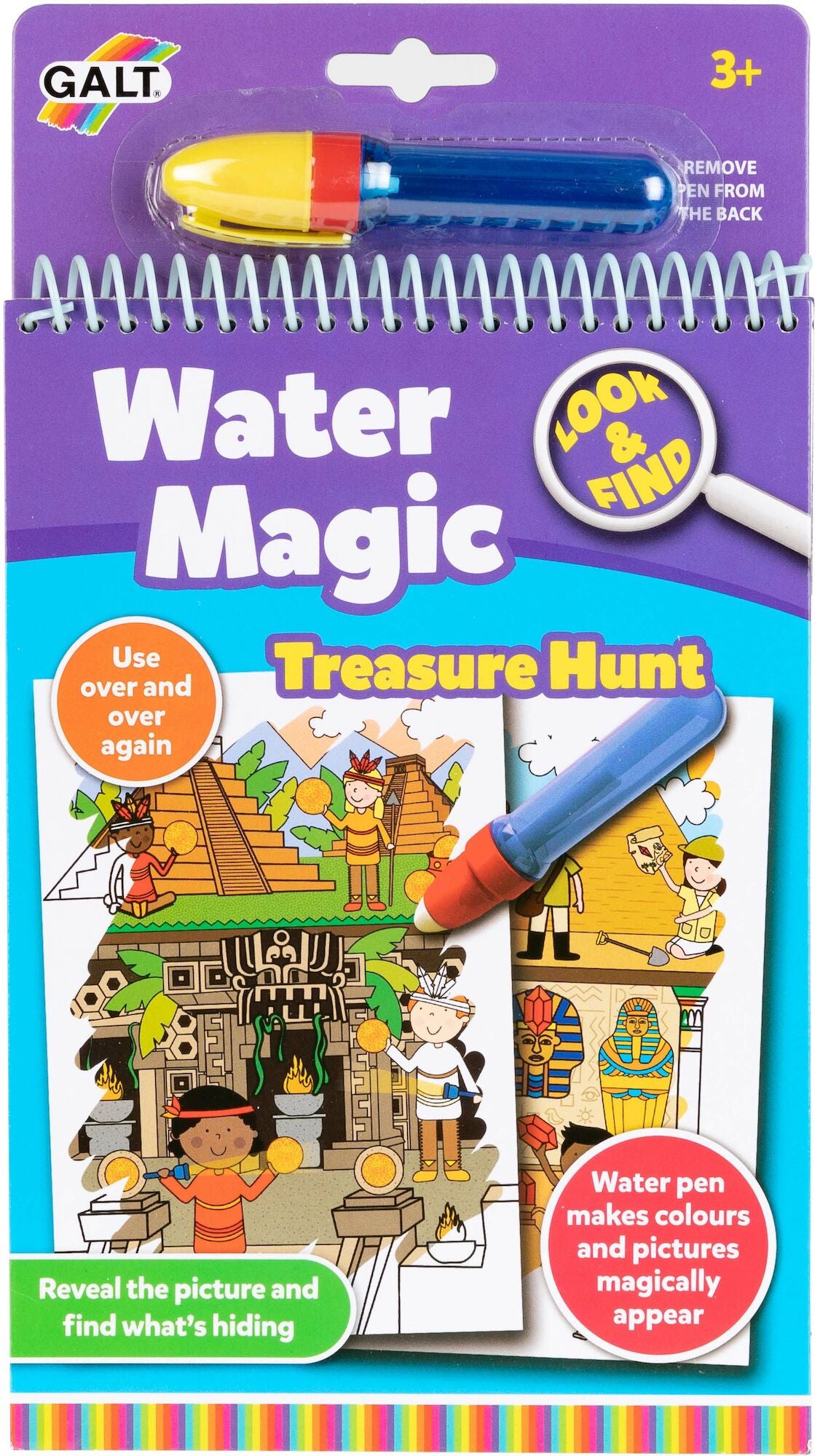 Galt Water Magic Malbuch Schatzsuche von Galt
