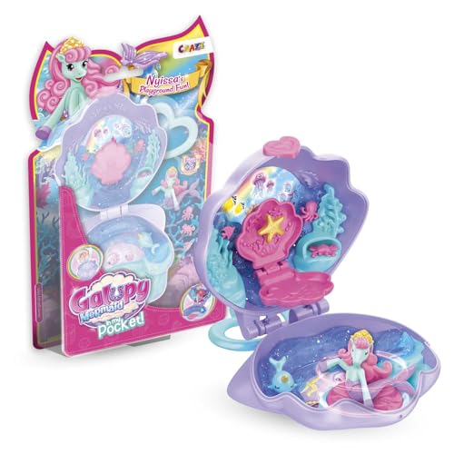 Galupy Mermaid In My Pocket - 1x Einhorn Figur mit Meerjungfrauenflosse , klappbares Mini-Spielset mit Einhornfigur - Einhorn Spielzeug Mädchen Galupy Mermaid In My Pocket - 1x Einhorn Figur mit Meerjungfrauenflosse , klappbares Mini-Spielset mit Einhornfigur - Einhorn Spielzeug Mädchen von Galupy