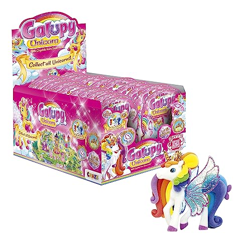 GALUPY UNICORN - Einhorn Spielzeug zum Sammeln - Komplette Schachtel mit 24 Einhorn Figuren von Galupy