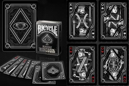 Gamblers Warehouse Spielkarten 54 Cartes Format Poker - Bicycle Blackout Kingdom von Gamblers Warehouse