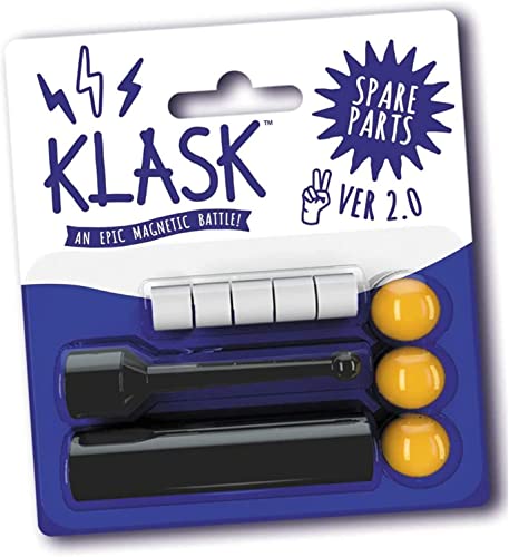 KLASK - Preisgekröntes Geschicklichkeitsspiel für 2, 4 Spieler - Brettspiel für Familie, Erwachsene und Kinder - Magnetspiel aus Holz ab 8 Jahren (Ersatzteile) KLASK - Preisgekröntes Geschicklichkeitsspiel für 2, 4 Spieler - Brettspiel für Familie, Erwachsene und Kinder - Magnetspiel aus Holz ab 8 Jahren (Ersatzteile) von KLASK