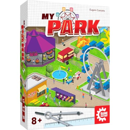 Game Factory 646050 My Park, Baue deinen Freizeitpark, geniales Kartenspiel, Familienspiel für 2-5 Personen ab 8 Jahren, Gesellschaftsspiel Game Factory 646050 My Park, Baue deinen Freizeitpark, geniales Kartenspiel, Familienspiel für 2-5 Personen ab 8 Jahren, Gesellschaftsspiel von Game Factory