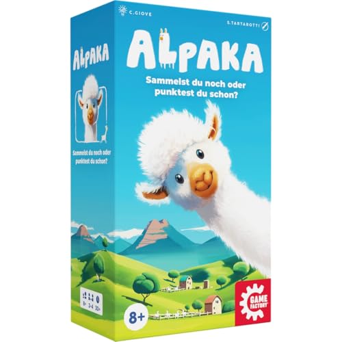 Game Factory 646052 Alpaka, Fluffy Animals, tierisches Deckbauspiel ab 8 Jahren, Familienspiel für 2-4 Personen, Kartenspiel, Gesellschaftsspiel Game Factory 646052 Alpaka, Fluffy Animals, tierisches Deckbauspiel ab 8 Jahren, Familienspiel für 2-4 Personen, Kartenspiel, Gesellschaftsspiel von Game Factory