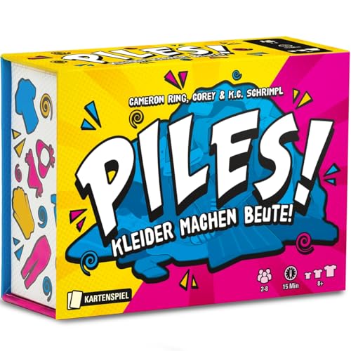Game Factory 646073 Piles, schnelles Kartenspiel für 2 bis 8 Personen, rasantes Sammelspiel, Reaktionsspiel für Erwachsene und Kinder ab 8 Jahren, deutsche Edition Game Factory 646073 Piles, schnelles Kartenspiel für 2 bis 8 Personen, rasantes Sammelspiel, Reaktionsspiel für Erwachsene und Kinder ab 8 Jahren, deutsche Edition von Game Factory