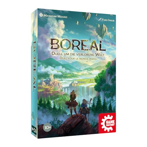 Game Factory 646081 Boreal, Duell um die verlorene Welt, Kartenspiel für Erwachsene und Kinder ab 10 Jahren, Brettspiel für 2 Personen Game Factory 646081 Boreal, Duell um die verlorene Welt, Kartenspiel für Erwachsene und Kinder ab 10 Jahren, Brettspiel für 2 Personen von Game Factory