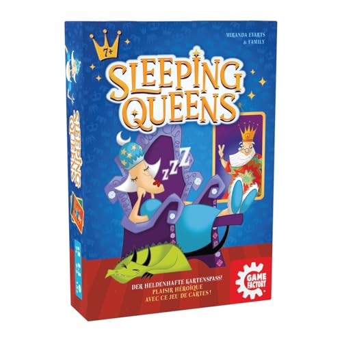 Game Factory 646168 Sleeping Queens, Familienspiel, Kartenspiel, ab 7 Jahren von Game Factory