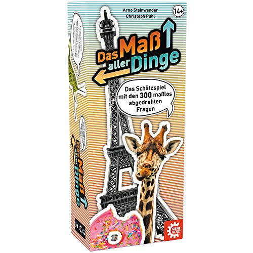 Game Factory 646220 Das Maß Aller Dinge, Schätzspiel, Wissensspiel, Gesellschaftsspiel ab 14 Jahren, Mehrfarbig von Game Factory