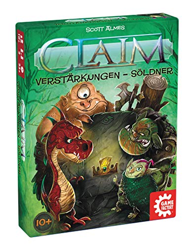 Game Factory 646262 Claim, Kartenspiel, Stichspiel, Verstärkung, Erweiterung (Söldner) von Game Factory