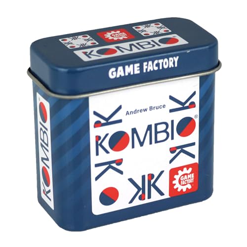 Game Factory 646290 Kombio, Legespiel, Mini-Spiel in handlicher Metalldose, Reisespiel, für Erwachsene und Kinder ab 8 Jahren Game Factory 646290 Kombio, Legespiel, Mini-Spiel in handlicher Metalldose, Reisespiel, für Erwachsene und Kinder ab 8 Jahren von Game Factory