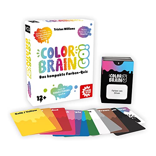 Game Factory 646294 Color Brain Go!, das kompakte Farbenquiz, Erweiterung, Quizspiel für 2 bis 6 Spieler, ab 12 Jahren, Braun Game Factory 646294 Color Brain Go!, das kompakte Farbenquiz, Erweiterung, Quizspiel für 2 bis 6 Spieler, ab 12 Jahren, Braun von Game Factory
