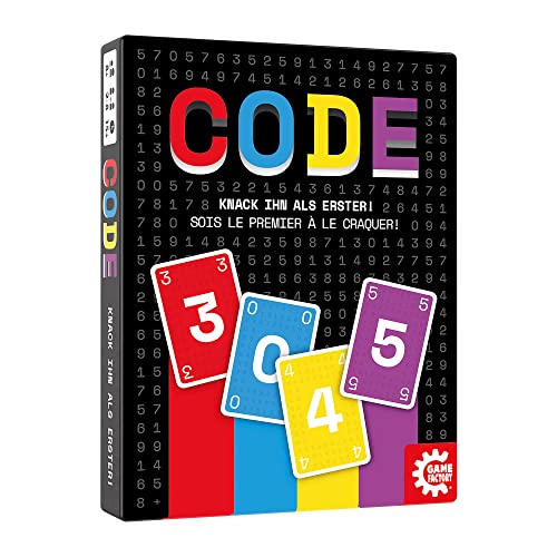 Game Factory 646301, Code, Kartenspiel für Erwachsene und Kinder ab 8 Jahren, 2-8 Spieler von Game Factory