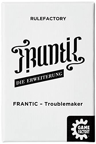 GAMEFACTORY 646238 Frantic-Troublemaker"Die Erweiterung" Spielerweiterung, schwarz, weiß von Game Factory