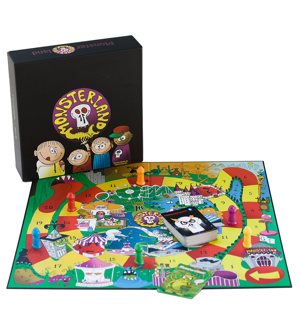 Game Inventors Brettspiel - Monsterland - Game Inventors - One Size - Brettspiele von Game Inventors