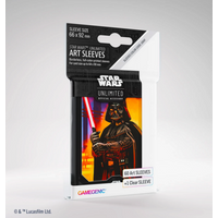 ASMODEE GGS15029 Star Wars: Unlimited Art Sleeves - Darth Vader 60 Stück + 1 transparente Hülle ASMODEE GGS15029 Star Wars: Unlimited Art Sleeves - Darth Vader 60 Stück + 1 transparente Hülle von Gamegenic