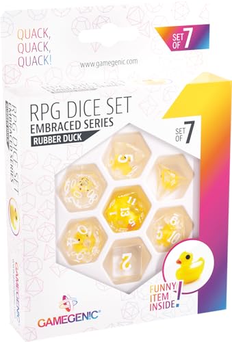 Gamegenic, Embraced Series - Rubber Duck - RPG Dice Set von Asmodee