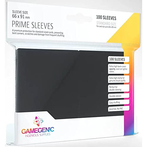 Gamegenic , PRIME Sleeves Black von Gamegenic