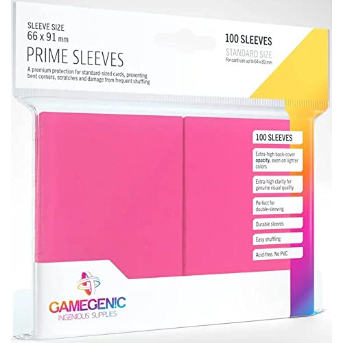 Gamegenic , PRIME Sleeves Pink von Gamegenic