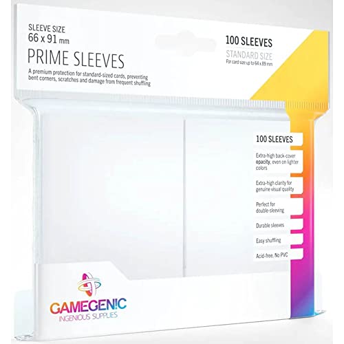 Gamegenic , PRIME Sleeves White von Gamegenic