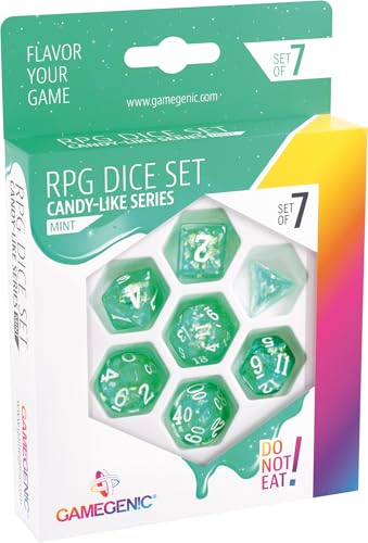 Gamegenic, Candy-like Series - Mint - RPG Dice Set Gamegenic, Candy-like Series - Mint - RPG Dice Set von Gamegenic