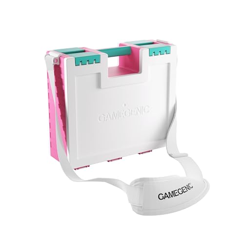 Gamegenic, Game Castle Pink/White/Teal, Aufbewahrungstasche für Karten und Spielzubehör mit optionalem Schultergurt Gamegenic, Game Castle Pink/White/Teal, Aufbewahrungstasche für Karten und Spielzubehör mit optionalem Schultergurt von Gamegenic