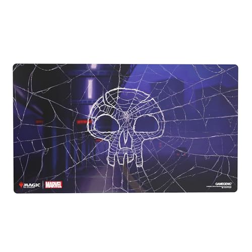 Gamegenic, Magic: The Gathering – Marvel's Spider-Man Shiny Playmat – Spider-Man Swamp, 2 mm Dicke Spielmatte von Gamegenic