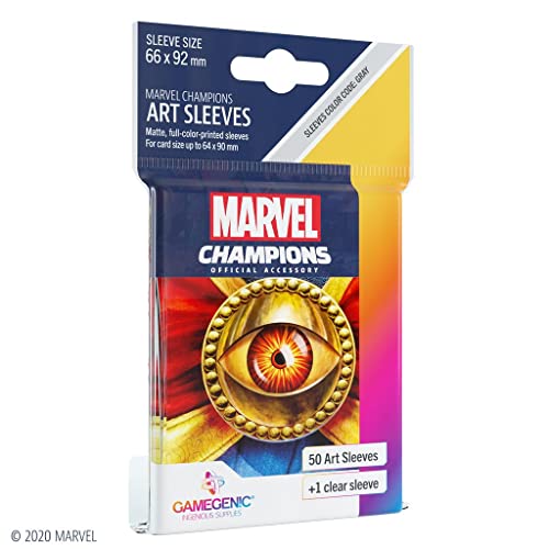 Gamegenic, Marvel Champions Sleeves - Doctor Strange, Sleeve Color Code: Gray von Gamegenic