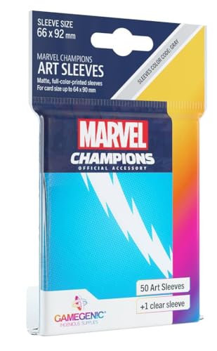 Gamegenic, Marvel Champions Sleeves - Quicksilver, Sleeve Color Code: Gray von Gamegenic