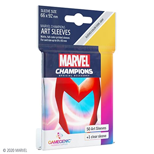 Gamegenic, Marvel Champions Sleeves - Scarlet Witch, Sleeve Color Code: Gray von Gamegenic
