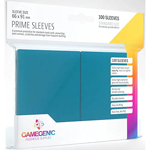 Gamegenic, Prime Sleeves Blue, Sleeve Color Code: Gray von Gamegenic