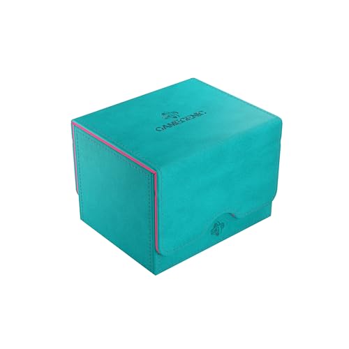 Gamegenic, Sidekick 100+ XL - EXCLUSIVE LINE Teal/Pink, bis zu 100 doppelt gesleevte Karten, Farbe: TÜRKIS/PINK von Gamegenic