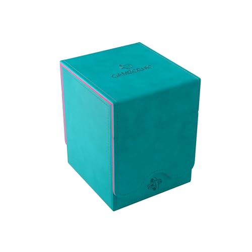 Gamegenic, Squire Plus 100+ XL - Exclusive LINE Teal/Pink, bis zu 100 doppelt gesleevte Karten, Farbe: TÜRKIS/PINK von Gamegenic