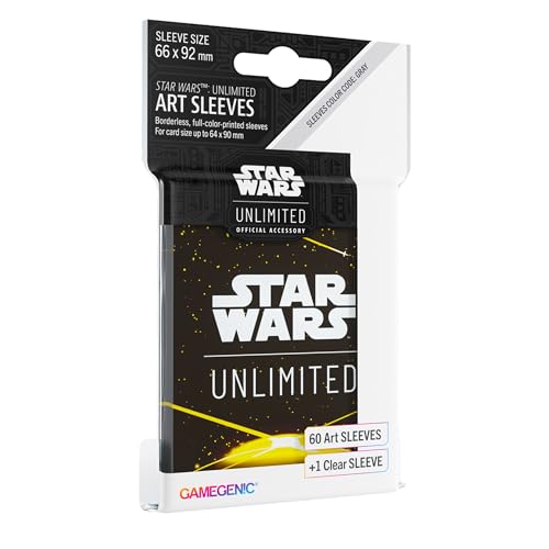 Gamegenic, Star Wars: Unlimited Art Sleeves – Card Back Yellow, Sleeve Color Code: Gray Gamegenic, Star Wars: Unlimited Art Sleeves – Card Back Yellow, Sleeve Color Code: Gray von Gamegenic