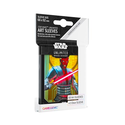 Gamegenic, Star Wars: Unlimited Art Sleeves –Darth Maul, Sleeve Color Code: Gray Gamegenic, Star Wars: Unlimited Art Sleeves –Darth Maul, Sleeve Color Code: Gray von Gamegenic