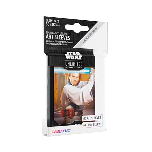 Gamegenic, Star Wars: Unlimited Art Sleeves –Obi-Wan Kenobi, Sleeve Color Code: Gray Gamegenic, Star Wars: Unlimited Art Sleeves –Obi-Wan Kenobi, Sleeve Color Code: Gray von Gamegenic