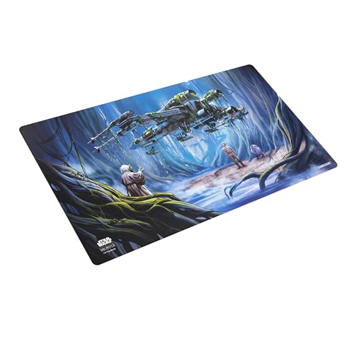 Gamegenic, Star Wars: Unlimited Game Mat – Dagobah, Größe: 61 x 35 cm, Dicke: 2 mm von Gamegenic