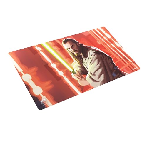 Gamegenic, Star Wars: Unlimited Game Mat – Qui-Gon Jinn, Größe: 61 x 35 cm, Dicke: 2 mm von Gamegenic