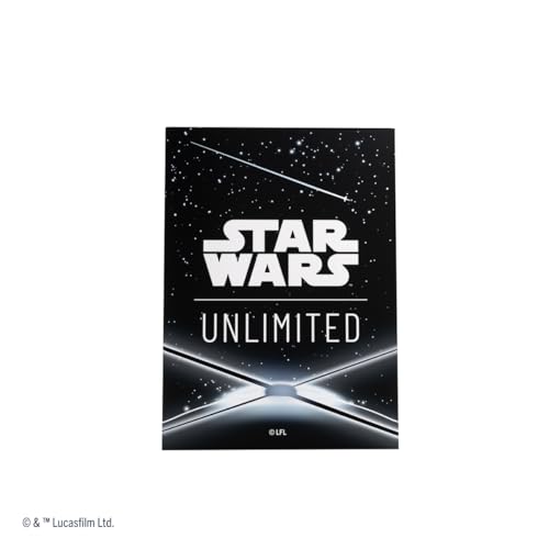 Gamegenic, Star Wars: Unlimited Premium Art Sleeves - Card Back Black, Sleeve Color Code: Gray Gamegenic, Star Wars: Unlimited Premium Art Sleeves - Card Back Black, Sleeve Color Code: Gray von Gamegenic