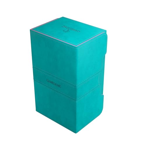 Gamegenic, Stronghold 200+ XL - EXCLUSIVE LINE Teal/Pink, bis zu 200 doppelt gesleevte Karten, Farbe: TÜRKIS/PINK von Gamegenic
