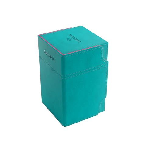 Gamegenic, Watchtower 100+ XL - Exclusive LINE Teal/Pink, bis zu 100 doppelt gesleevte Karten, Farbe: TÜRKIS/PINK von Gamegenic