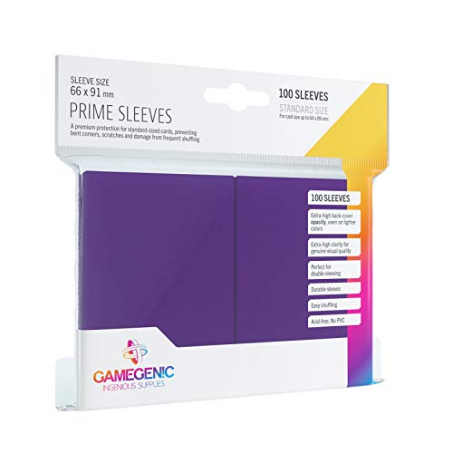 Gamegenic, PRIME Sleeves Purple, Sleeve color code: Gray von Gamegenic