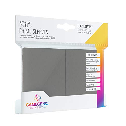 Gamegenic, PRIME Sleeves Gray, Sleeve color code: Gray von Gamegenic