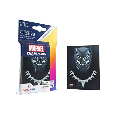 Gamegenic, MARVEL CHAMPIONS sleeves - Black Panther, Sleeve color code: Gray Gamegenic, MARVEL CHAMPIONS sleeves - Black Panther, Sleeve color code: Gray von Gamegenic